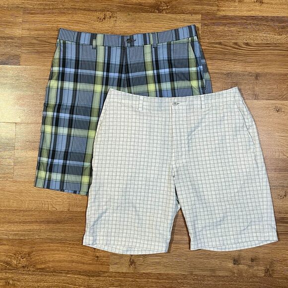 Jack Nicklaus Other - Jack Nicklaus PGA Tour Golf Shorts Mens Size 36 Casual Plaid Bundle LOT OF 2